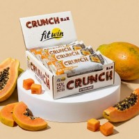 FitWin Crunch Bar 25%, 12*50 грамм - Папайя FitWin Crunch Bar 25%, 12*50 грамм - Папайя