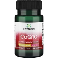 Swanson CoQ10 10 mg, 100 мини капсул Swanson CoQ10 10 mg, 100 мини капсул