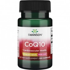 Swanson CoQ10 10 mg, 100 мини капсул Swanson CoQ10 10 mg, 100 мини капсул