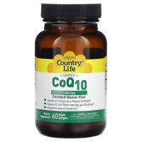Country Life CoQ10 100 mg, 60 капсул Country Life CoQ10 100 mg, 60 капсул