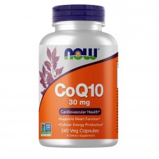 NOW CoQ-10 30 mg, 240 вегакапсул NOW CoQ-10 30 mg, 240 вегакапсул