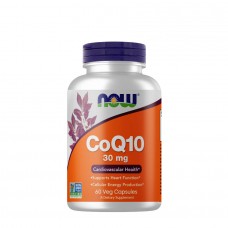NOW CoQ-10 30 mg, 60 вегакапсул