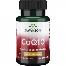 Swanson CoQ10 30 mg, 60 капсул Swanson CoQ10 30 mg, 60 капсул