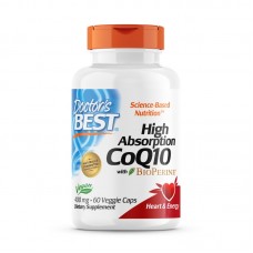 Doctor's Best CoQ10 400 mg with BioPerine, 60 вегакапсул Doctor's Best CoQ10 400 mg with BioPerine, 60 вегакапсул