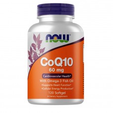 NOW CoQ-10 60 mg, 120 капсул