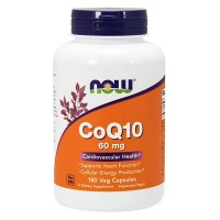 NOW CoQ-10 60 mg, 180 вегакапсул NOW CoQ-10 60 mg, 180 вегакапсул