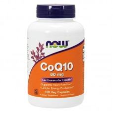 NOW CoQ-10 60 mg, 180 вегакапсул