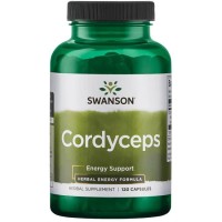 Swanson Cordyceps 600 mg, 120 капсул Swanson Cordyceps 600 mg, 120 капсул