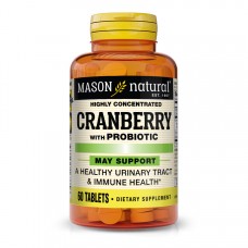 Mason Natural Cranberry with Probiotic Highly Concentrated, 60 таблеток Mason Natural Cranberry with Probiotic Highly Concentrated, 60 таблеток