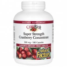 Natural Factors CranRich Cranberry Concentrate Super Strength, 180 капсул