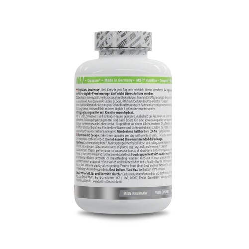 MST Nutrition Creatine PRO Creapure, 180 капсул CN20059-1 MST Nutrition MST Nutrition Creatine PRO Creapure, 180 капсул CN20059-1 MST Nutrition