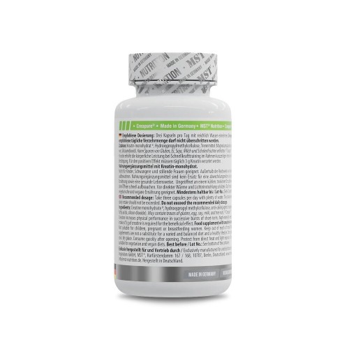 MST Nutrition Creatine PRO Creapure, 90 капсул CN20058-1 MST Nutrition MST Nutrition Creatine PRO Creapure, 90 капсул CN20058-1 MST Nutrition