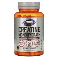 NOW Creatine Monohydrate, 120 вегакапсул NOW Creatine Monohydrate, 120 вегакапсул