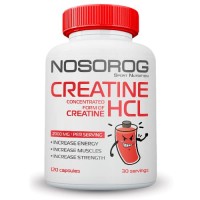 Nosorog Creatine Hydrochloride, 120 капсул Nosorog Creatine Hydrochloride, 120 капсул