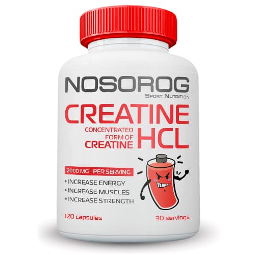 Nosorog Creatine Hydrochloride, 120 капсул CN9120 Nosorog