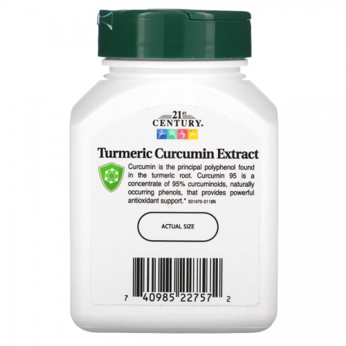 21st Century Curcumin 95 500 mg, 45 вегакапсул CN11460 21st Century 21st Century Curcumin 95 500 mg, 45 вегакапсул CN11460 21st Century