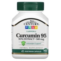 21st Century Curcumin 95 500 mg, 45 вегакапсул 21st Century Curcumin 95 500 mg, 45 вегакапсул