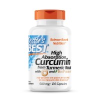 Doctor's Best Curcumin C3 Complex 500 mg, 120 капсул