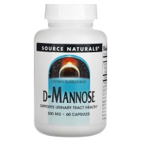 Source Naturals D-Mannose 500 mg, 60 капсул