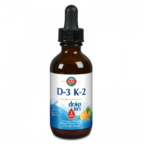 KAL Vitamin D-3 K-2 Drop, 59 мл CN6197 KAL KAL Vitamin D-3 K-2 Drop, 59 мл CN6197 KAL