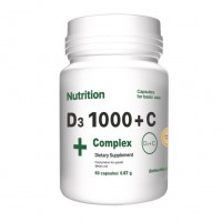 EntherMeal D3 1000+С Complex+, 60 капсул EntherMeal D3 1000+С Complex+, 60 капсул