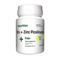 EntherMeal D3 + Zinc Picolinate, 60 капсул EntherMeal D3 + Zinc Picolinate, 60 капсул