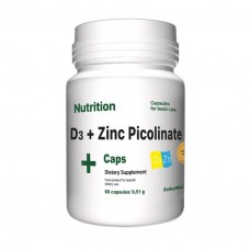 EntherMeal D3 + Zinc Picolinate, 60 капсул EntherMeal D3 + Zinc Picolinate, 60 капсул