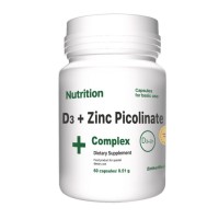 EntherMeal D3+ Zinc Picolinate Complex, 60 капсул EntherMeal D3+ Zinc Picolinate Complex, 60 капсул