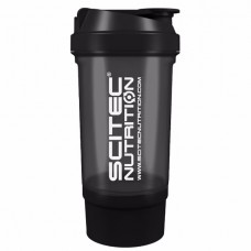 Scitec Nutrition Shaker 500 мл 2-х компонентный, Black Scitec Nutrition Shaker 500 мл 2-х компонентный, Black