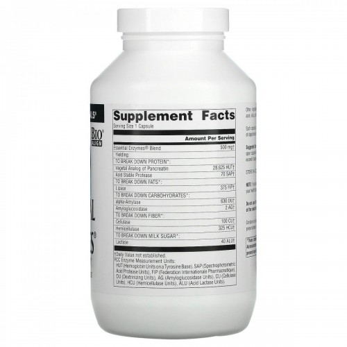 Source Naturals Daily Essential Enzymes 500 mg, 120 капсул CN12620 Source Naturals Source Naturals Daily Essential Enzymes 500 mg, 120 капсул CN12620 Source Naturals
