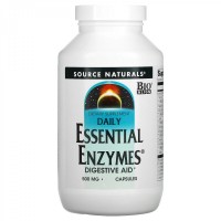 Source Naturals Daily Essential Enzymes 500 mg, 120 капсул Source Naturals Daily Essential Enzymes 500 mg, 120 капсул
