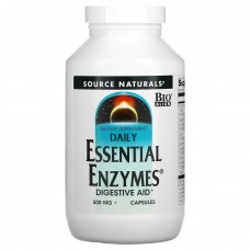 Source Naturals Daily Essential Enzymes 500 mg, 120 капсул Source Naturals Daily Essential Enzymes 500 mg, 120 капсул