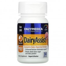 Enzymedica Dairy Assist, 30 капсул Enzymedica Dairy Assist, 30 капсул