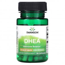 Swanson DHEA 25 mg, 30 капсул