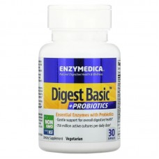 Enzymedica Digest Basic + Probiotics, 30 капсул Enzymedica Digest Basic + Probiotics, 30 капсул