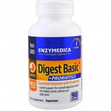 Enzymedica Digest Basic + Probiotics, 90 капсул Enzymedica Digest Basic + Probiotics, 90 капсул