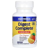Enzymedica Digest Complete, 30 жувальних таблеток - Апельсин Enzymedica Digest Complete, 30 жувальних таблеток - Апельсин
