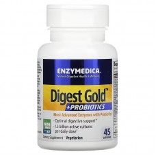 Enzymedica Digest Gold + Probiotics, 45 капсул Enzymedica Digest Gold + Probiotics, 45 капсул