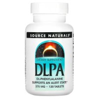 Source Naturals DLPA 375 mg, 120 таблеток Source Naturals DLPA 375 mg, 120 таблеток