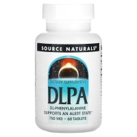 Source Naturals DLPA 750 mg, 60 таблеток Source Naturals DLPA 750 mg, 60 таблеток