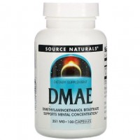 Source Naturals DMAE, 100 капсул Source Naturals DMAE, 100 капсул