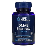 Life Extension DMAE Bitartrate 150 mg, 200 вегакапсул Life Extension DMAE Bitartrate 150 mg, 200 вегакапсул