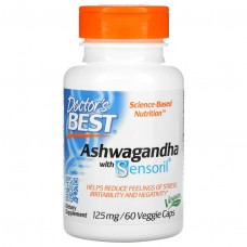 Doctor's Best Ashwagandha 125 mg, 60 вегакапсул Doctor's Best Ashwagandha 125 mg, 60 вегакапсул