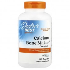 Doctor's Best Calcium Bone Maker Complex with MCHCal, 180 вегакапсул Doctor's Best Calcium Bone Maker Complex with MCHCal, 180 вегакапсул