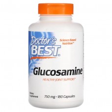 Doctor's Best Glucosamine 750 mg, 180 капсул Doctor's Best Glucosamine 750 mg, 180 капсул