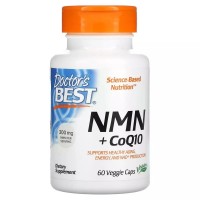 Doctor's Best NMN + CoQ10, 60 вегакапсул
