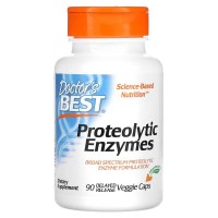 Doctor's Best Proteolytic Enzymes, 90 вегакапсул Doctor's Best Proteolytic Enzymes, 90 вегакапсул