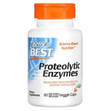 Doctor's Best Proteolytic Enzymes, 90 вегакапсул Doctor's Best Proteolytic Enzymes, 90 вегакапсул