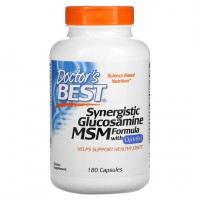 Doctor's Best Synergistic Glucosamine MSM Formula, 180 капсул Doctor's Best Synergistic Glucosamine MSM Formula, 180 капсул
