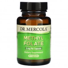 Dr. Mercola Methyl Folate 5 mg, 30 капсул Dr. Mercola Methyl Folate 5 mg, 30 капсул